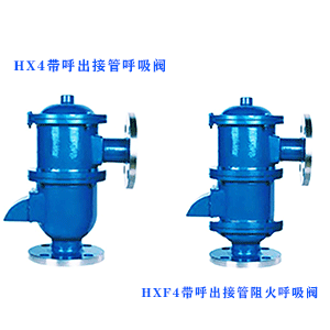 HX4、HXF4帶呼出接管(阻火)呼吸閥